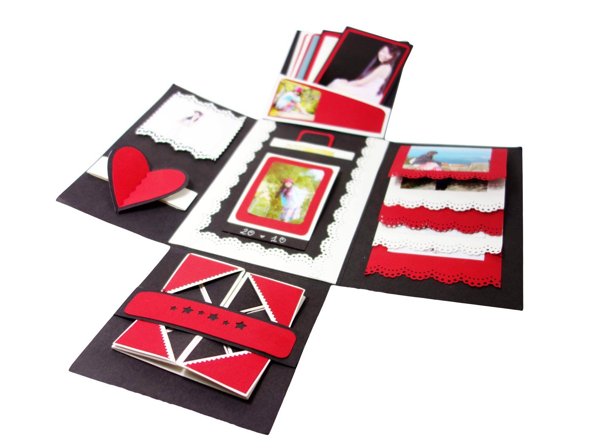 Thiệp Scrapbook Khung Ảnh