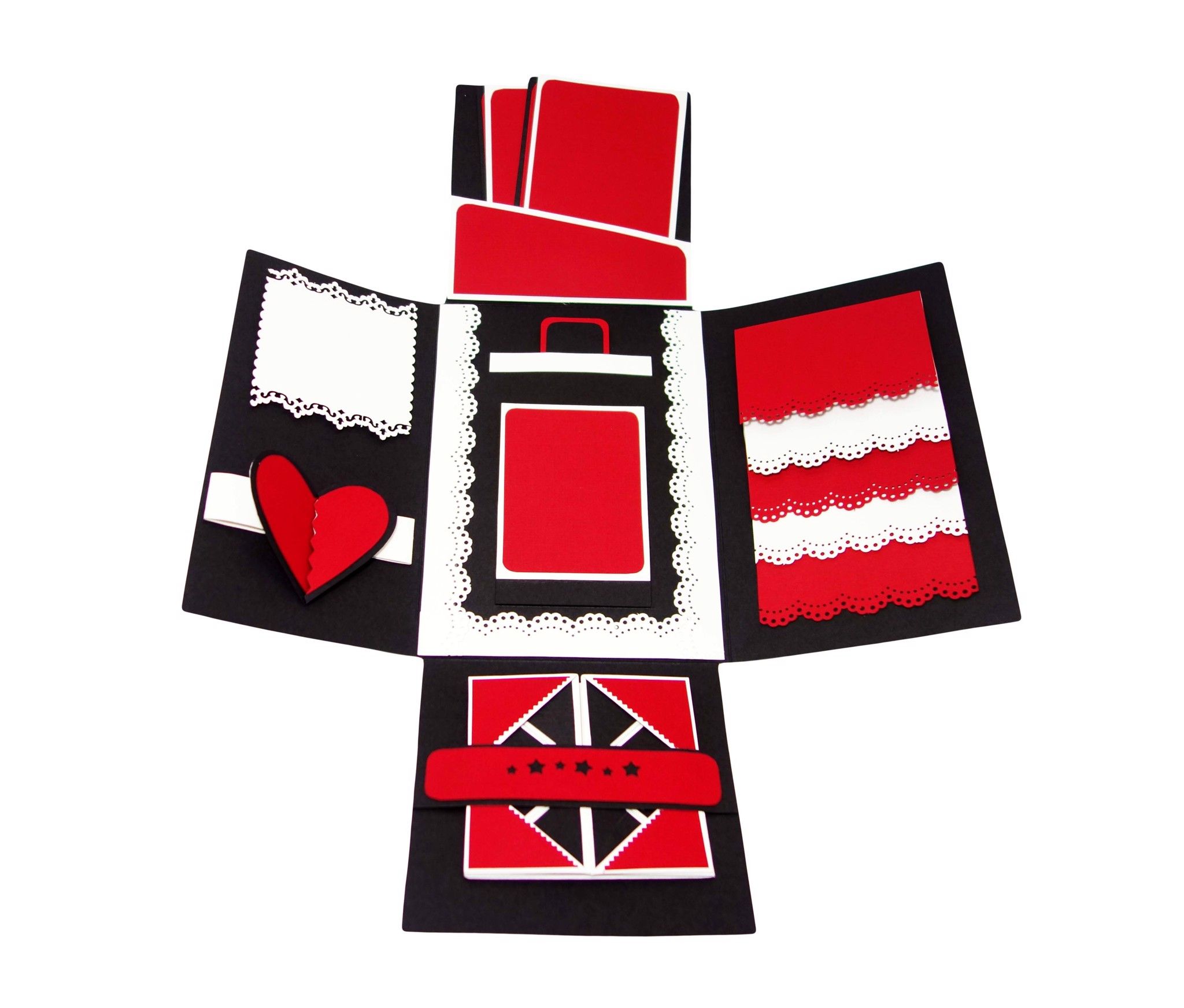 Thiệp Scrapbook Khung Ảnh