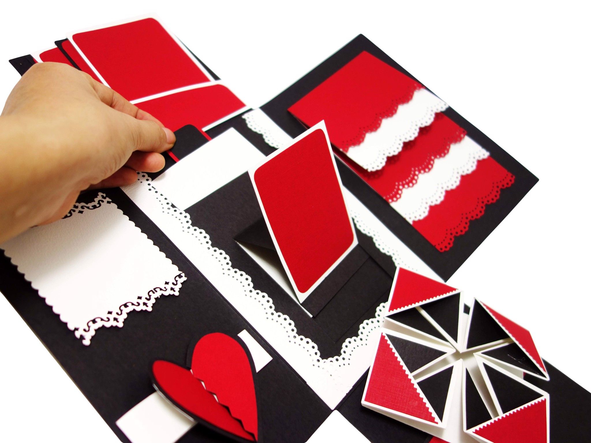 Thiệp Scrapbook Khung Ảnh