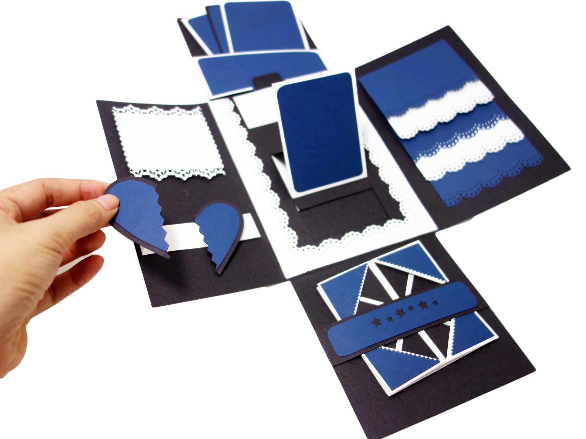 Thiệp Scrapbook Khung Ảnh
