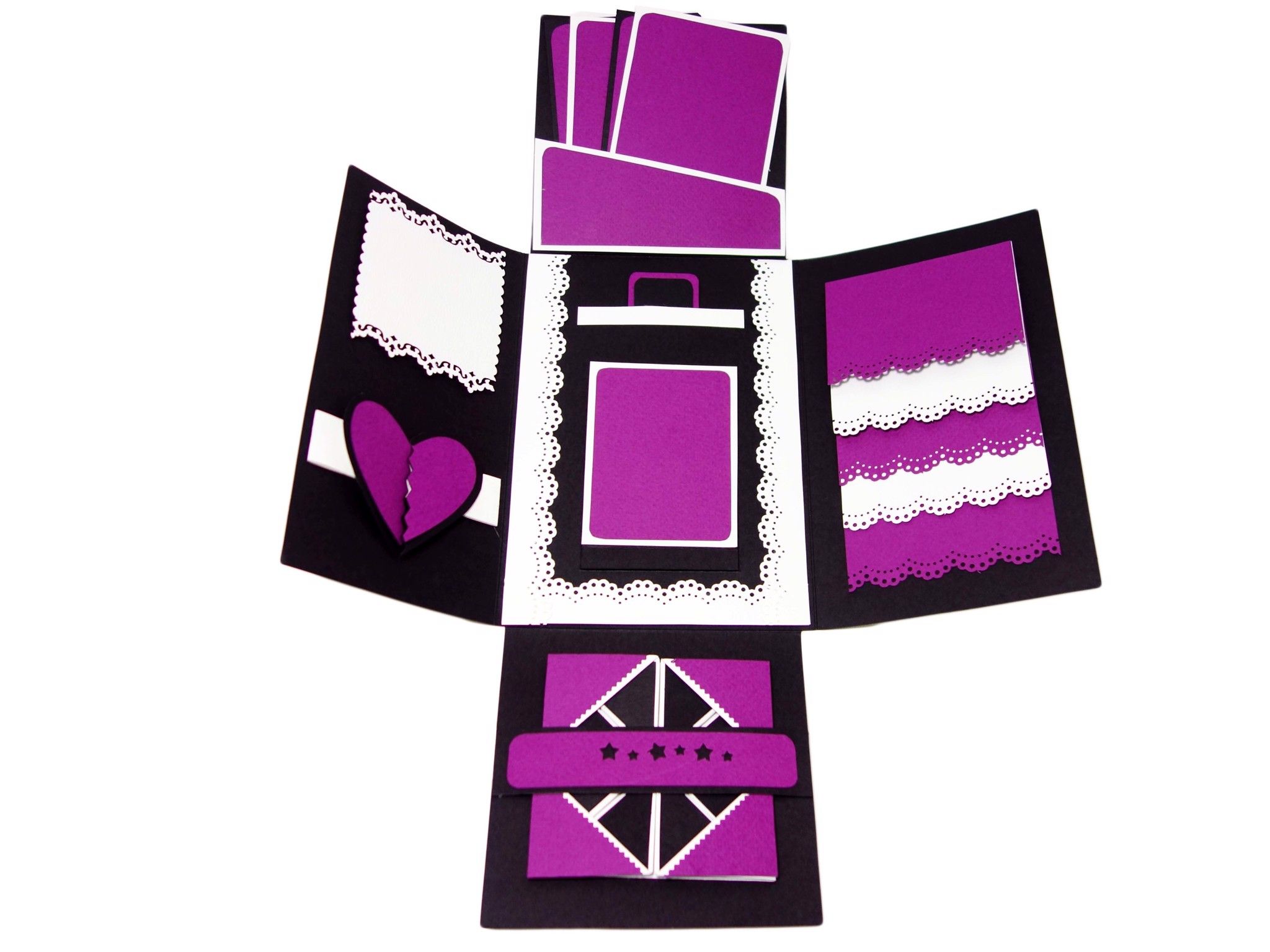 Thiệp Scrapbook Khung Ảnh