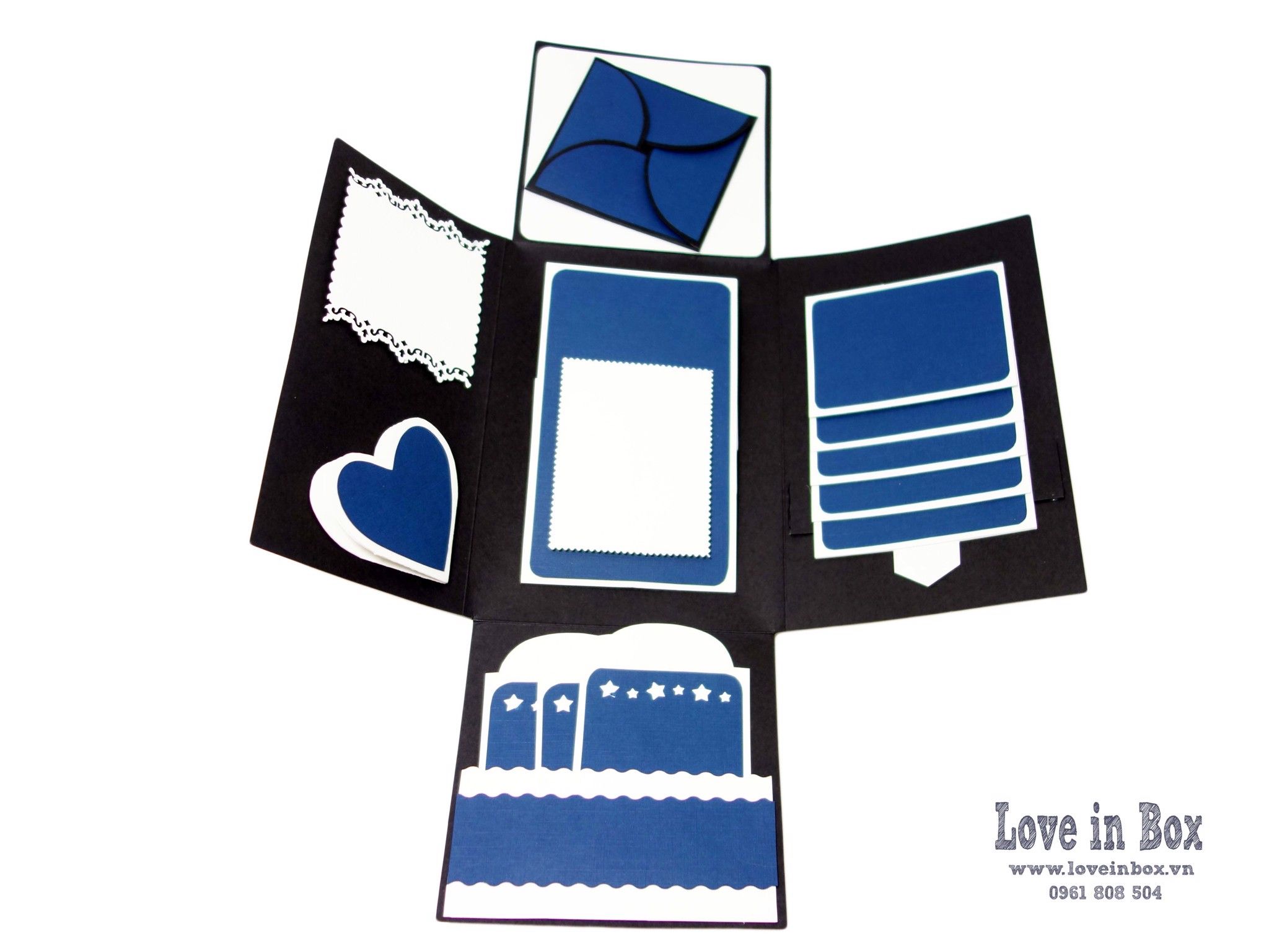 Thiệp Scrapbook Pop-up