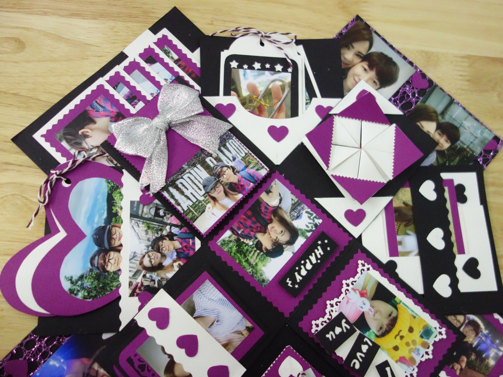 Hộp Ảnh Love Box Xoay Tròn