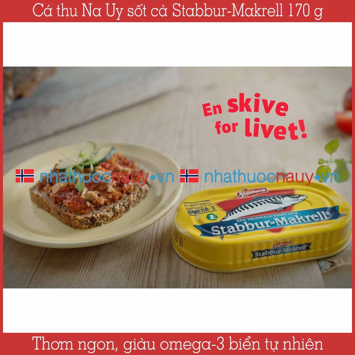 Cá thu Na Uy sốt cà Stabbur-Makrell