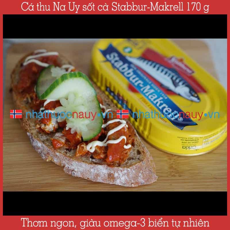 Cá thu Na Uy sốt cà Stabbur-Makrell