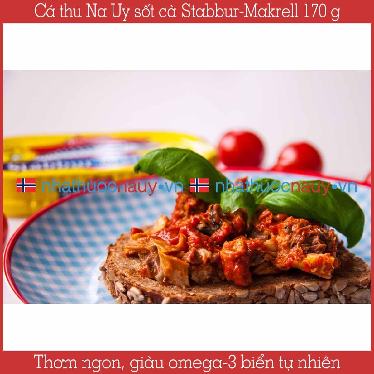 Cá thu Na Uy sốt cà Stabbur-Makrell