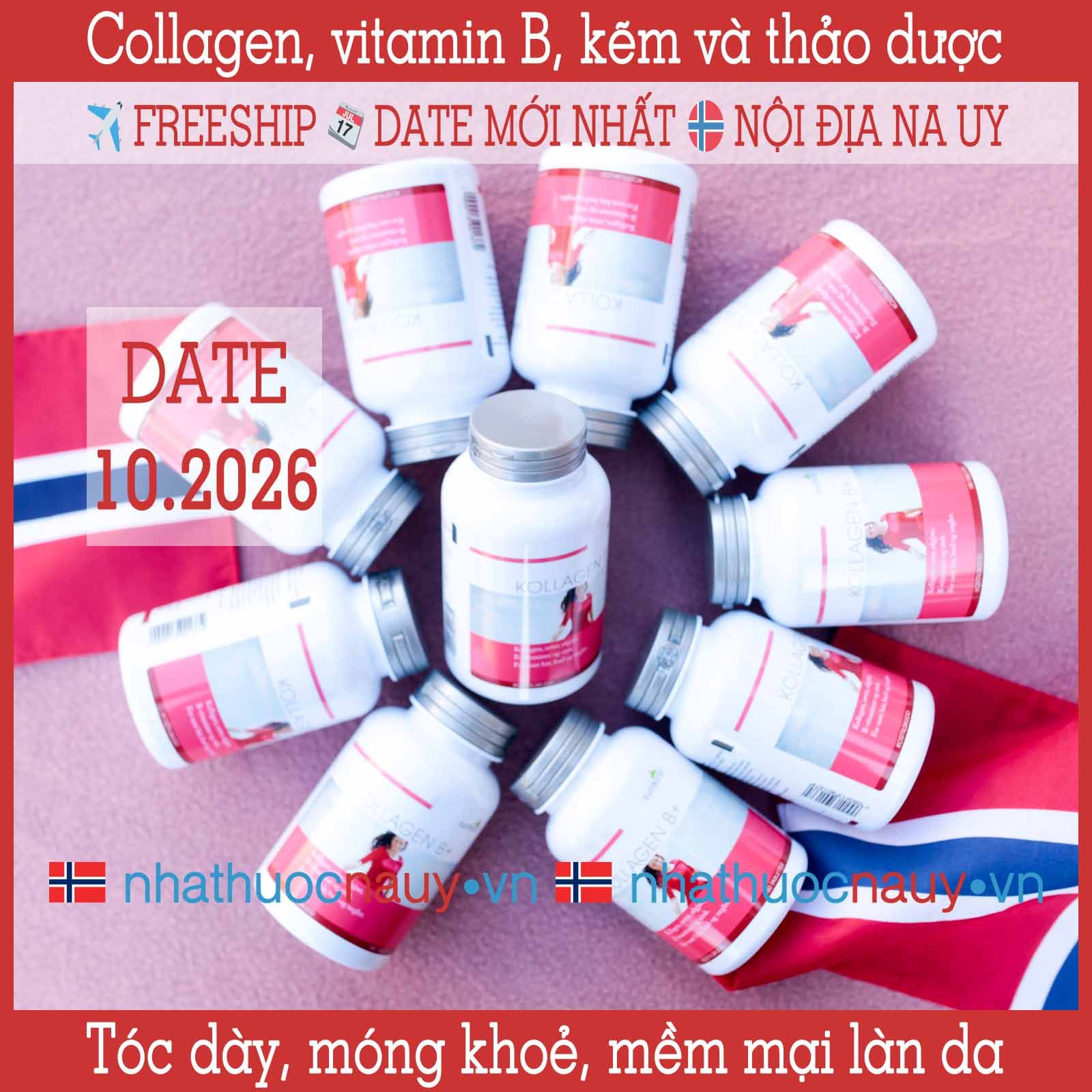 Collagen kết hợp vitamin B | Sunkost Kollagen B+