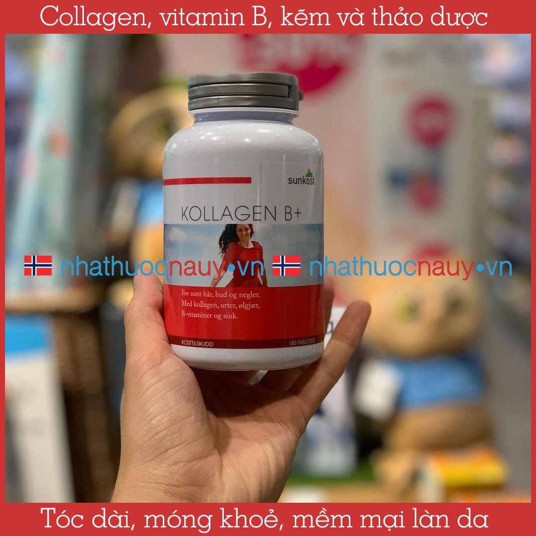 Collagen kết hợp vitamin B | Sunkost Kollagen B+