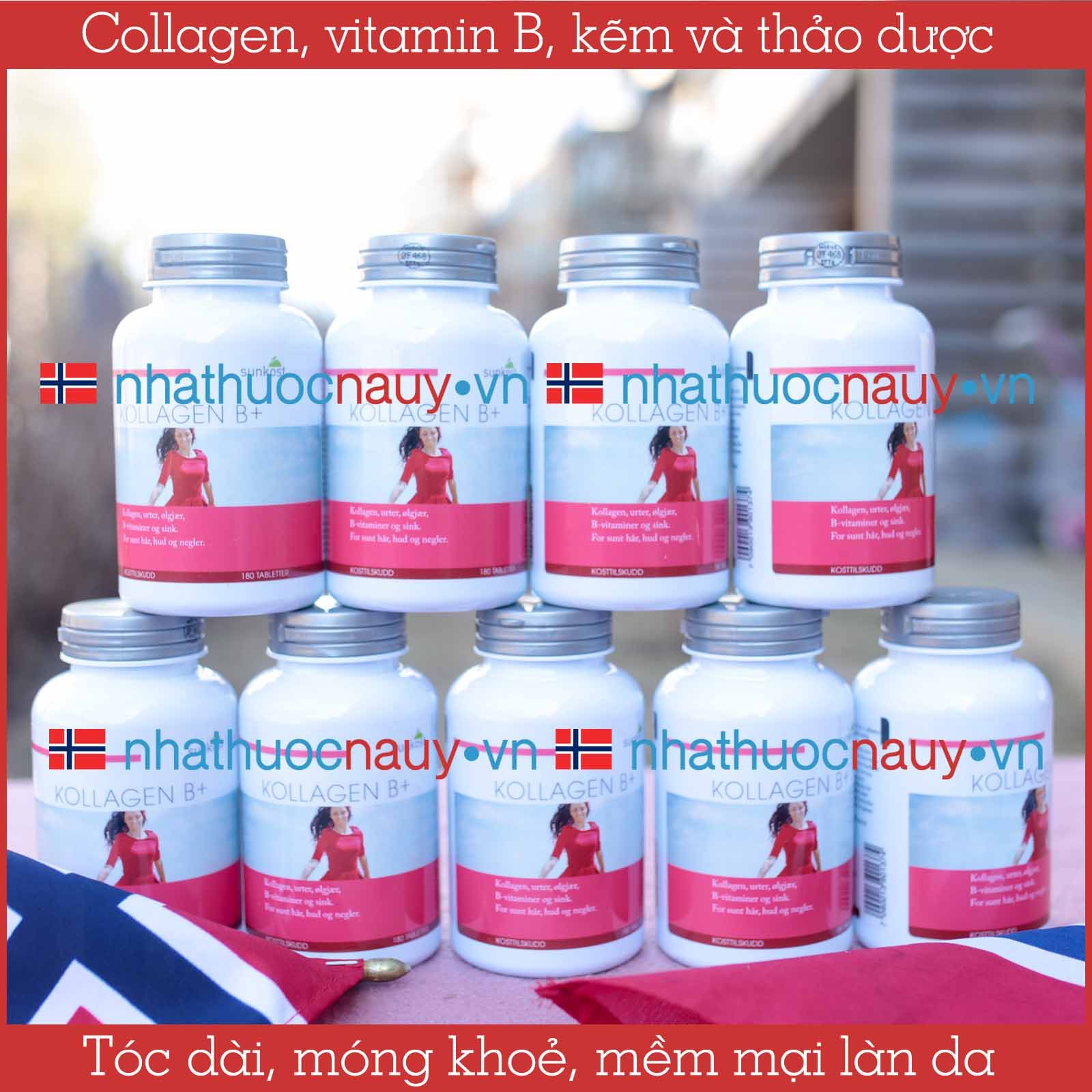 Collagen kết hợp vitamin B | Sunkost Kollagen B+