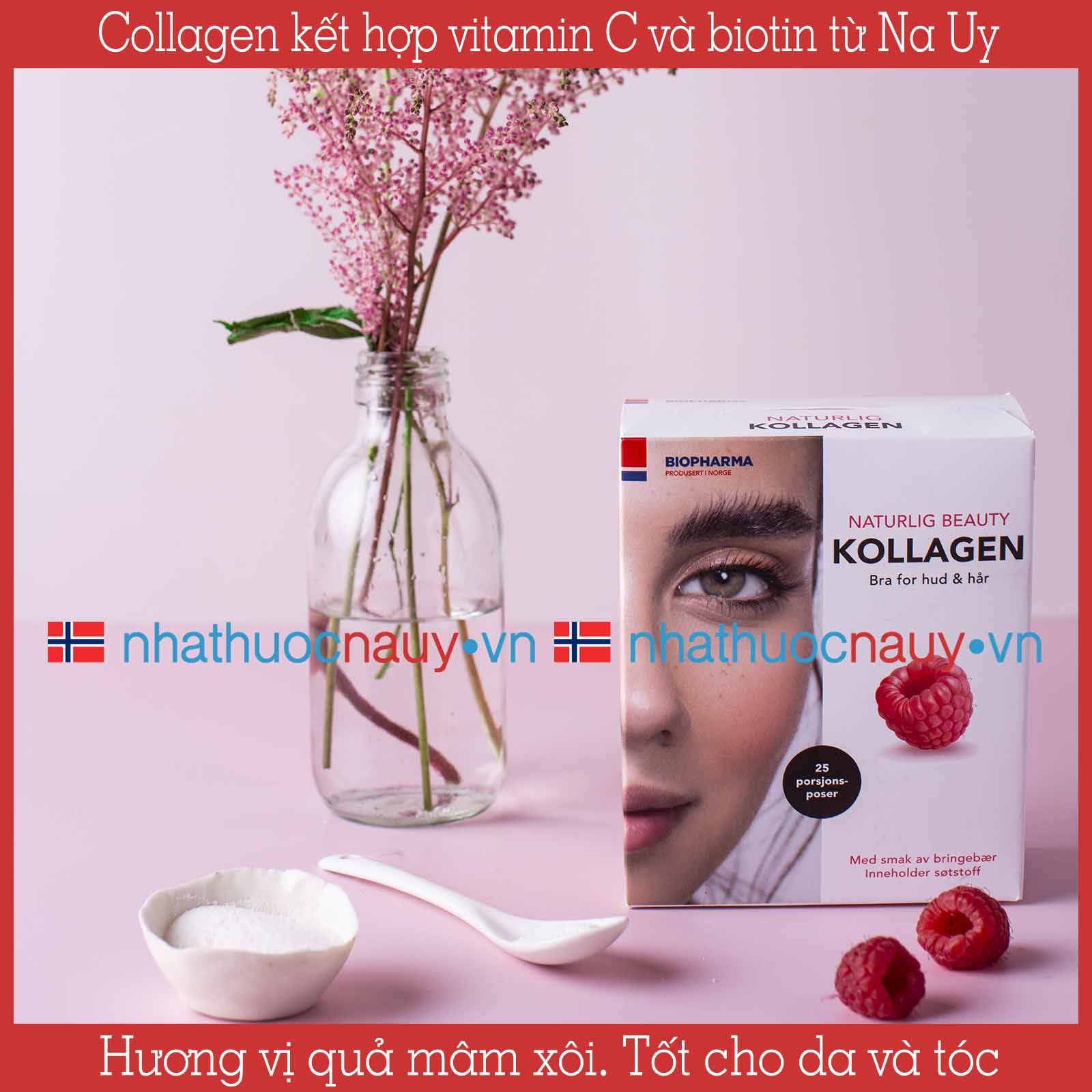 Collagen kết hợp vitamin C và biotin | Biopharma Kollagen