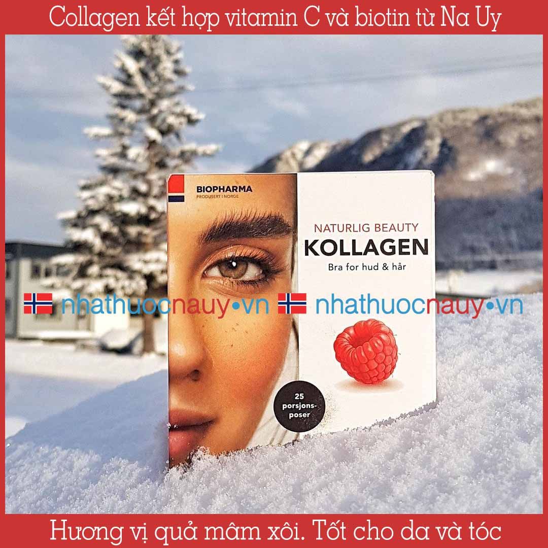 Collagen kết hợp vitamin C và biotin | Biopharma Kollagen