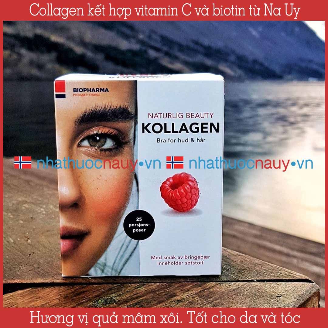 Collagen kết hợp vitamin C và biotin | Biopharma Kollagen