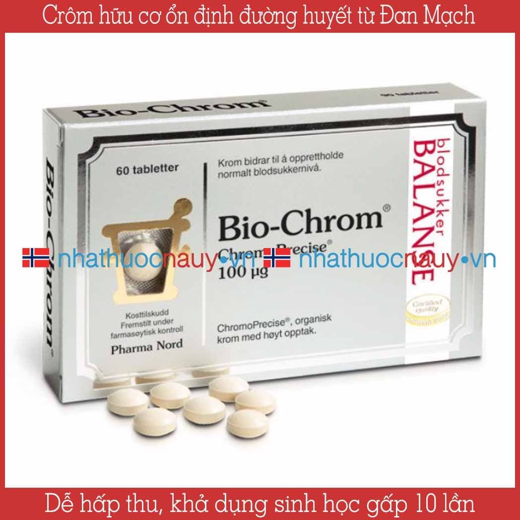 Crôm hữu cơ ổn định đường huyết | Pharma Nord Bio-Chrom