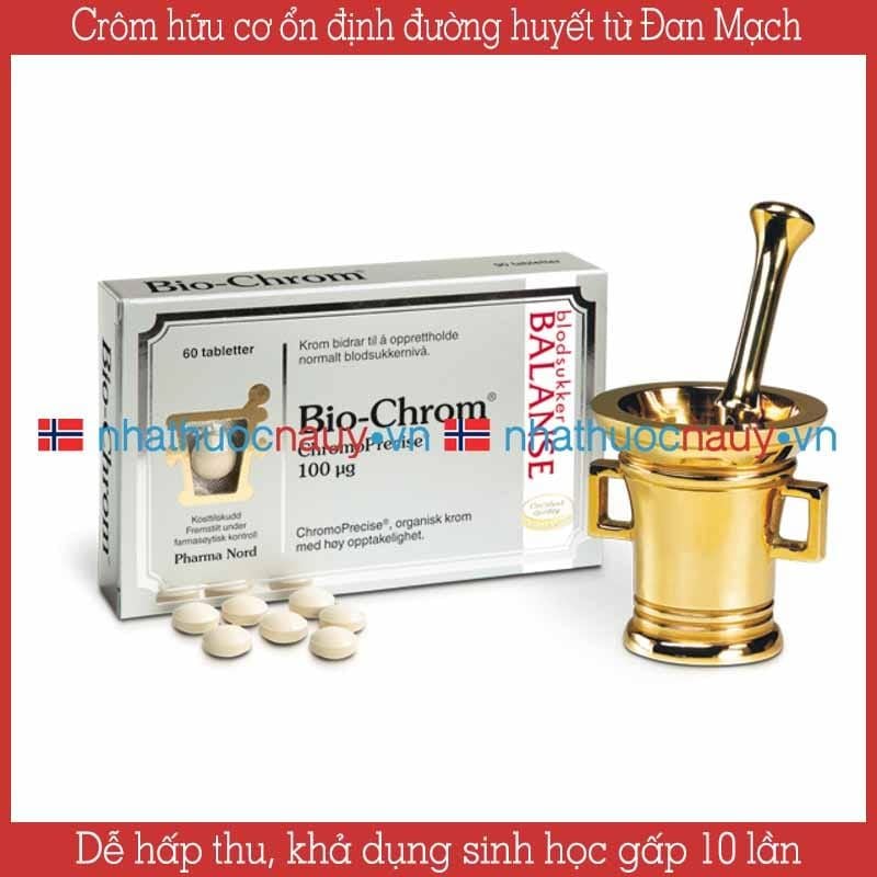 Crôm hữu cơ ổn định đường huyết | Pharma Nord Bio-Chrom