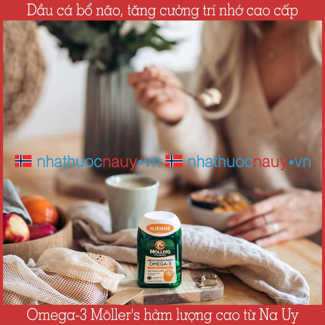 Dầu cá bổ não Möller's Pharma Hjerne