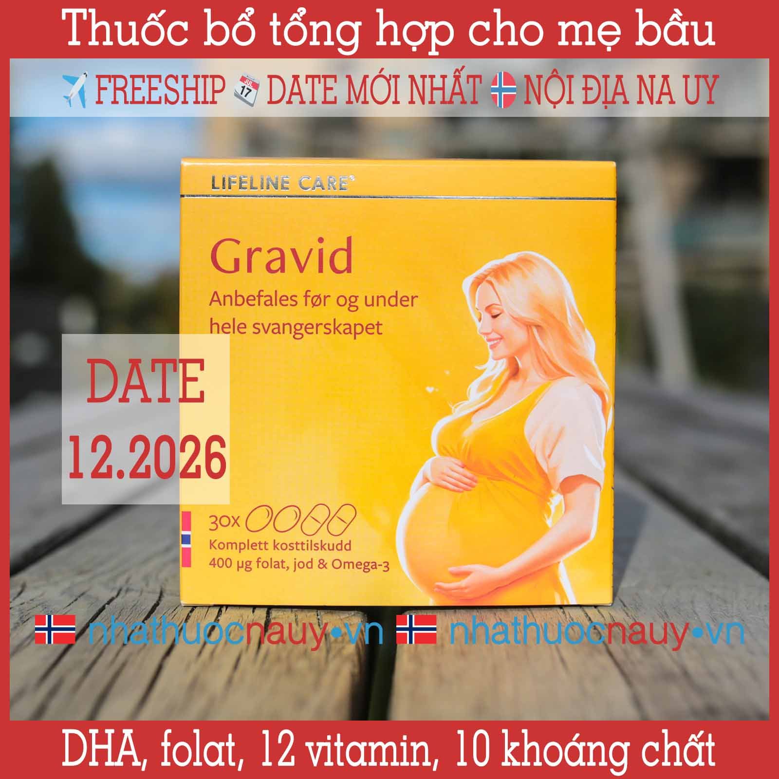 Thuốc bổ tổng hợp cho phụ nữ đang mang thai | Lifeline Care Gravid