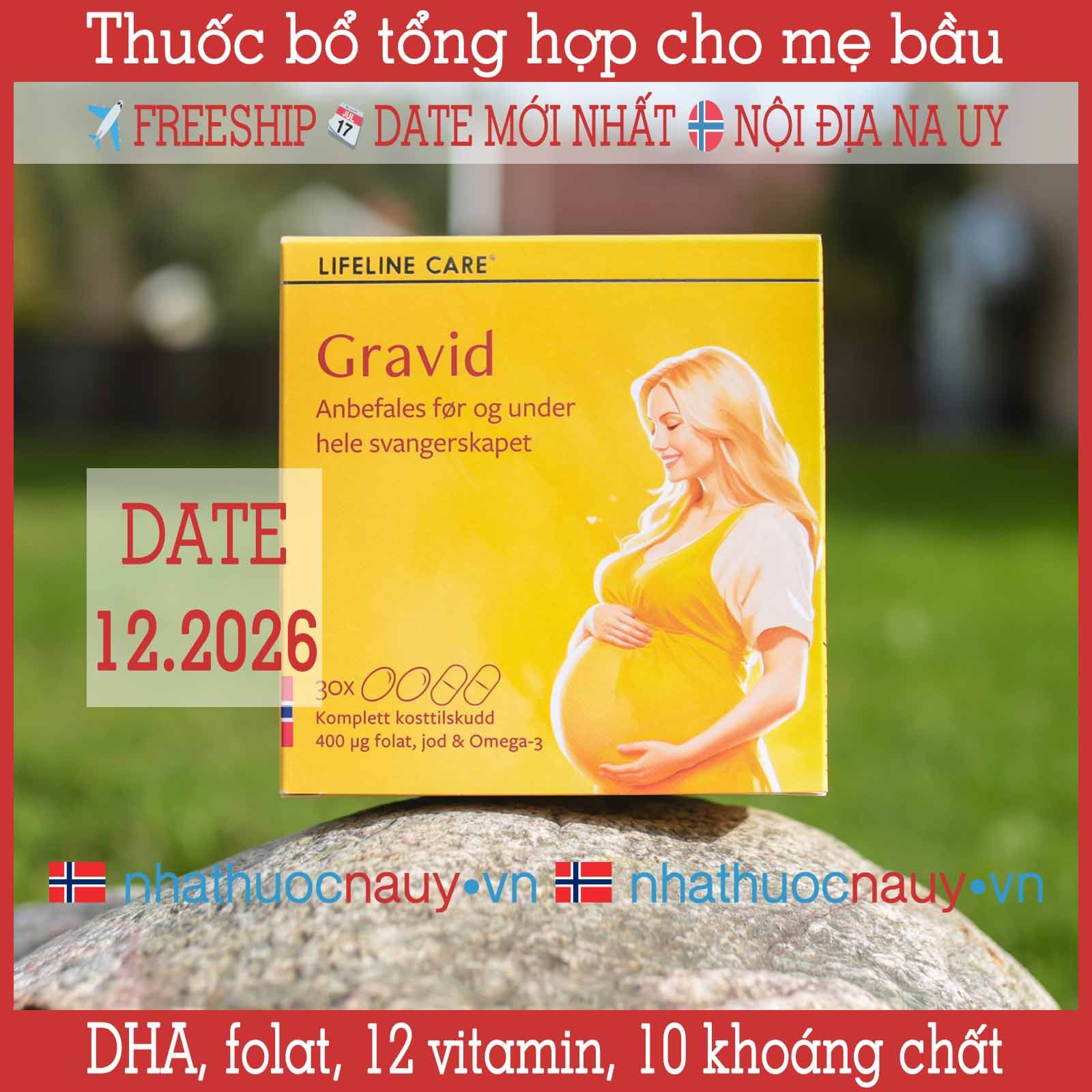 Thuốc bổ tổng hợp cho phụ nữ đang mang thai | Lifeline Care Gravid