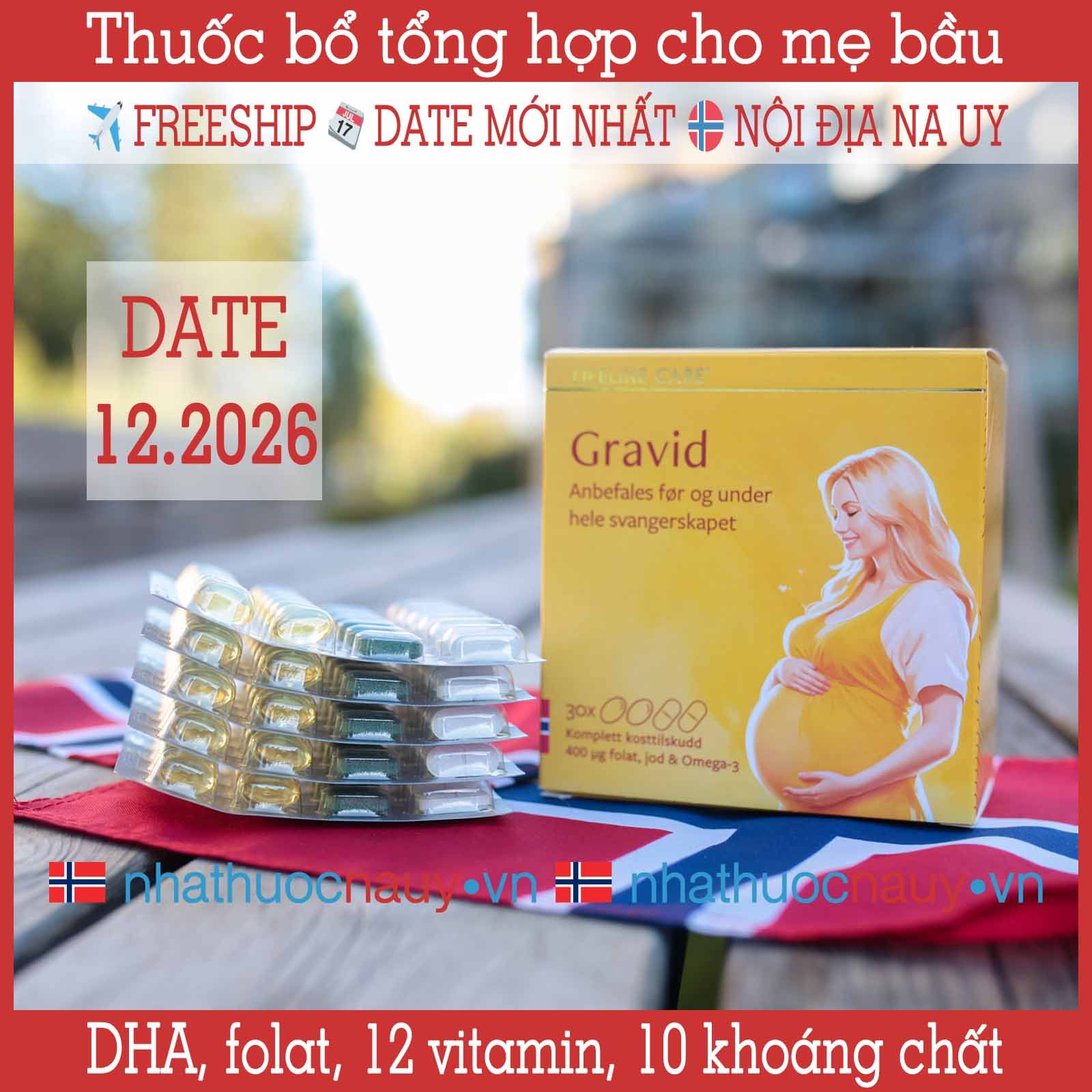 Thuốc bổ tổng hợp cho phụ nữ đang mang thai | Lifeline Care Gravid