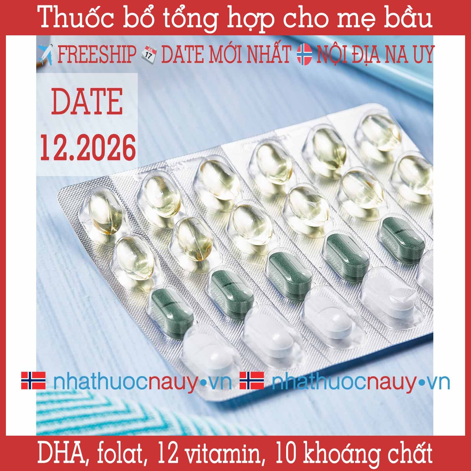 Thuốc bổ tổng hợp cho phụ nữ đang mang thai | Lifeline Care Gravid