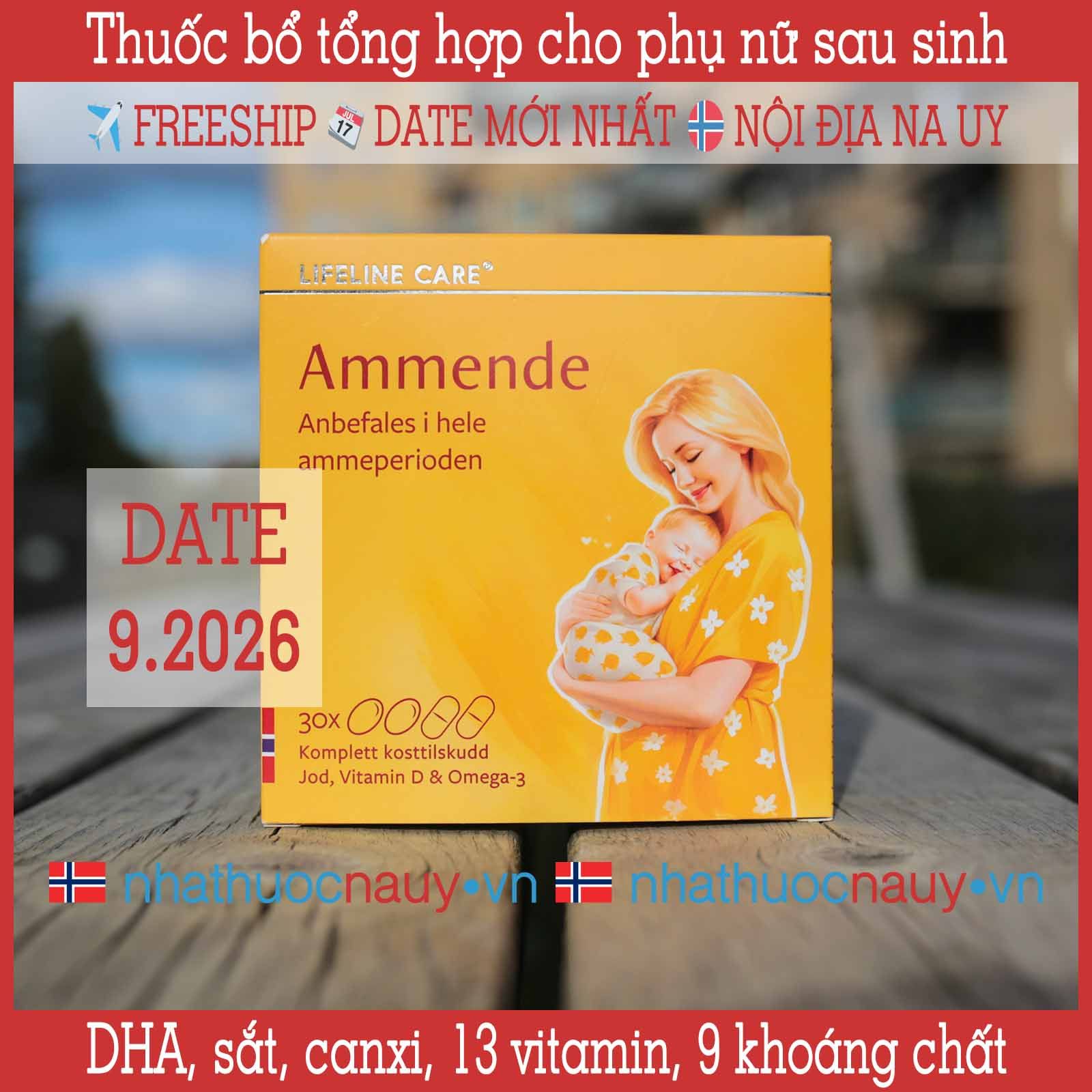 Thuốc bổ tổng hợp cho phụ nữ sau sinh | Lifeline Care Ammende