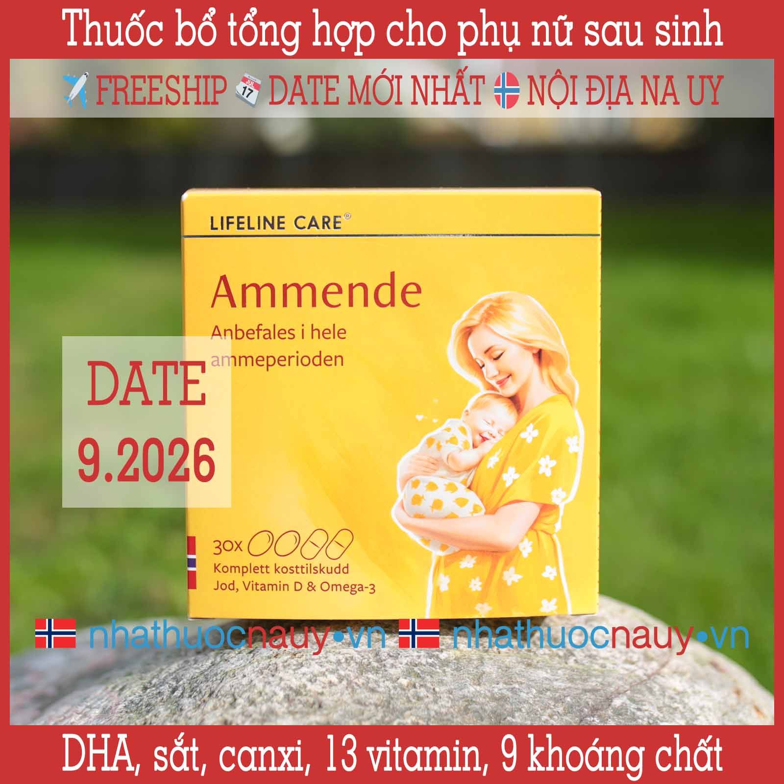 Thuốc bổ tổng hợp cho phụ nữ sau sinh | Lifeline Care Ammende