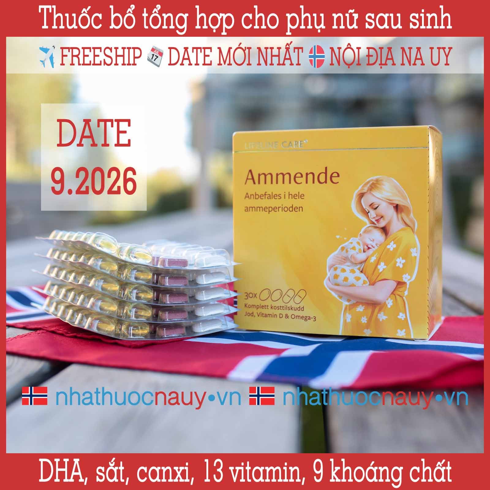 Thuốc bổ tổng hợp cho phụ nữ sau sinh | Lifeline Care Ammende