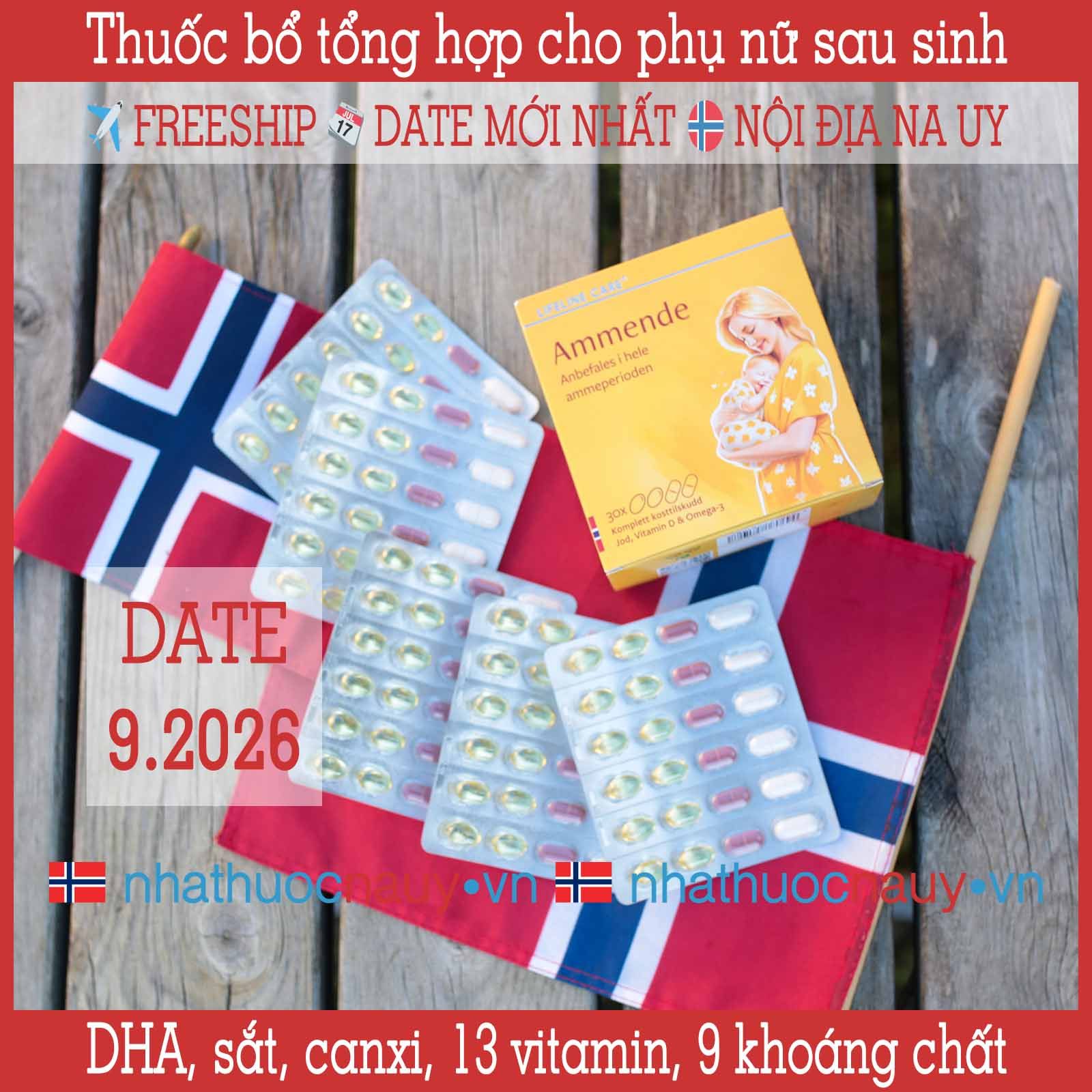 Thuốc bổ tổng hợp cho phụ nữ sau sinh | Lifeline Care Ammende