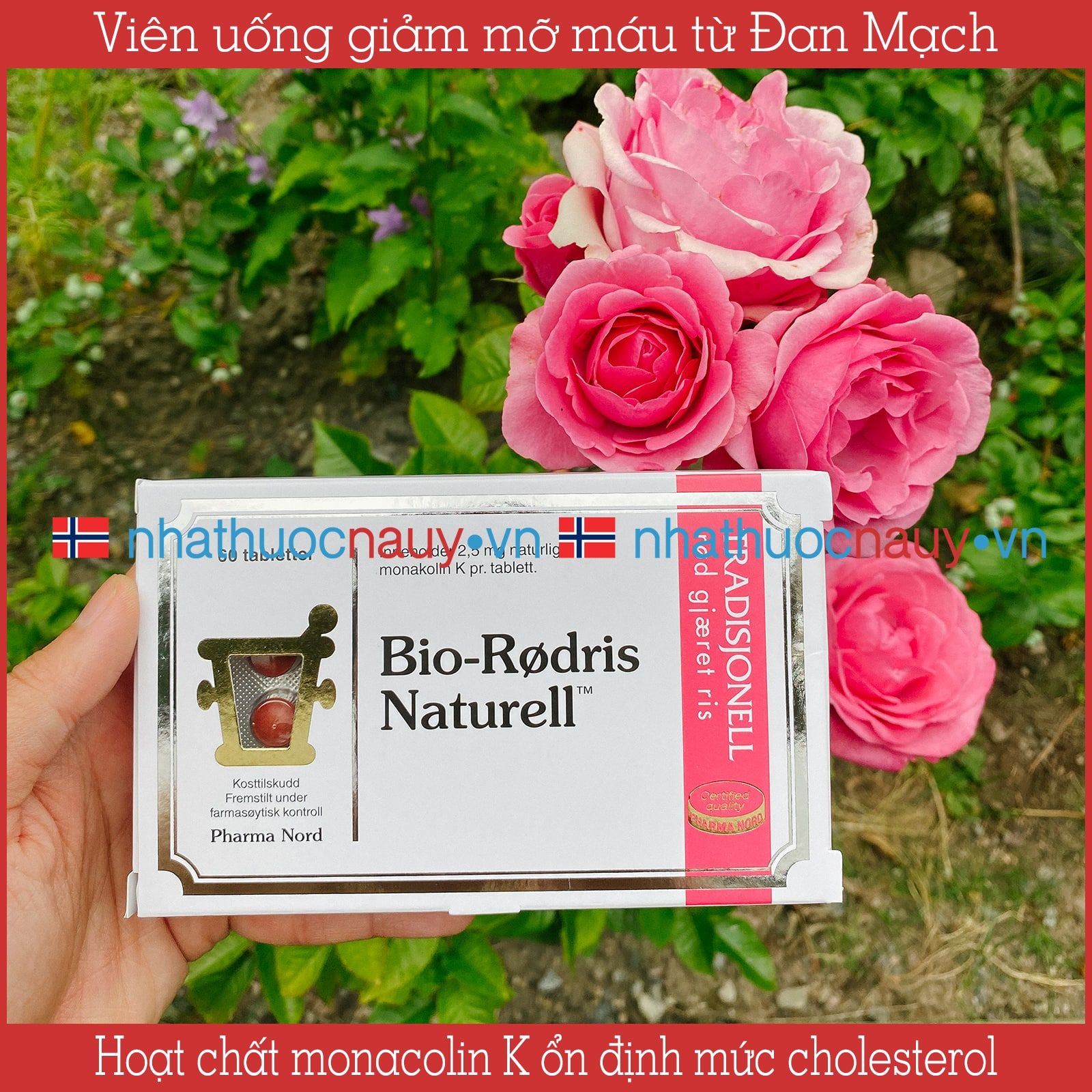 Viên uống giảm mỡ máu Bio-Rødris Naturell