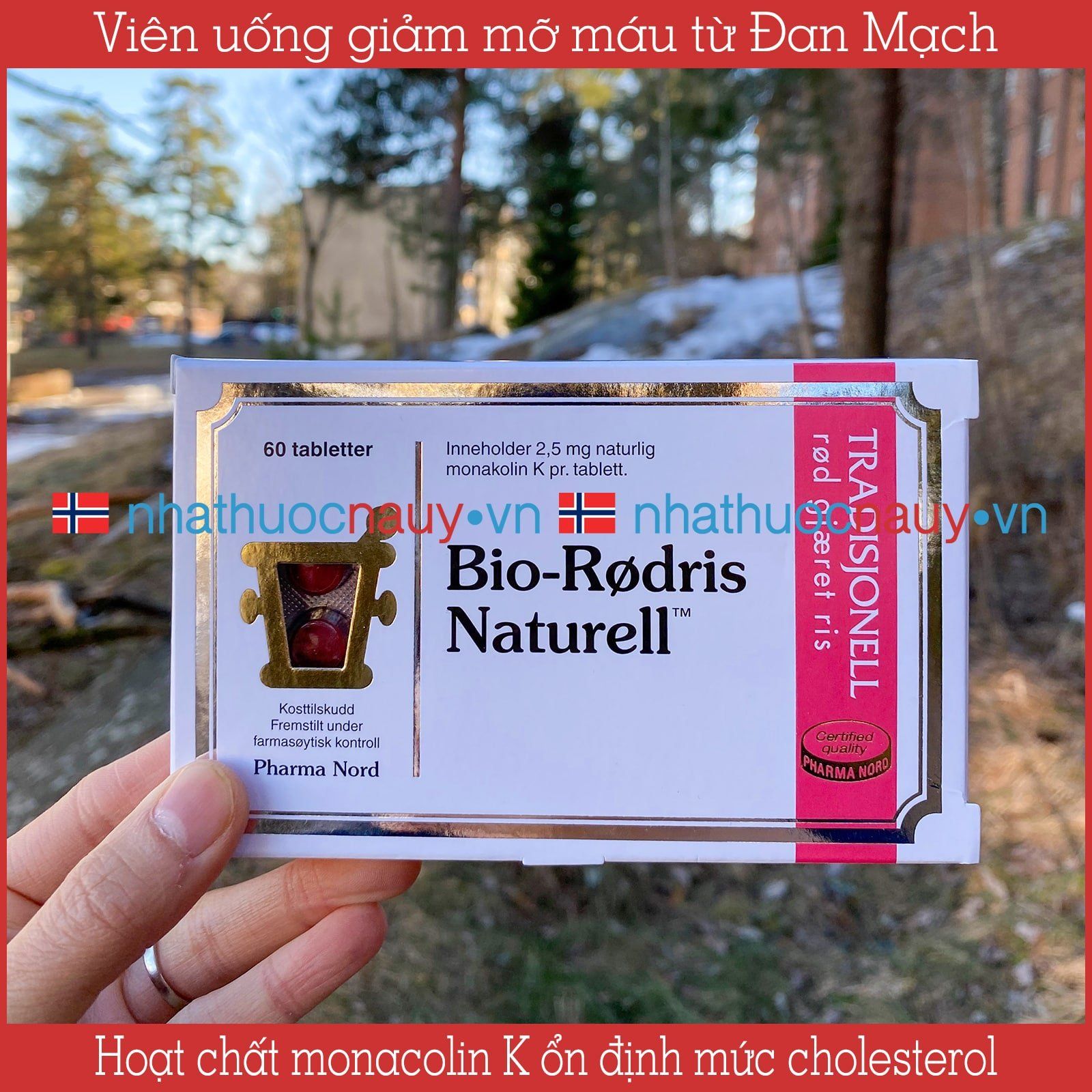 Viên uống giảm mỡ máu Bio-Rødris Naturell