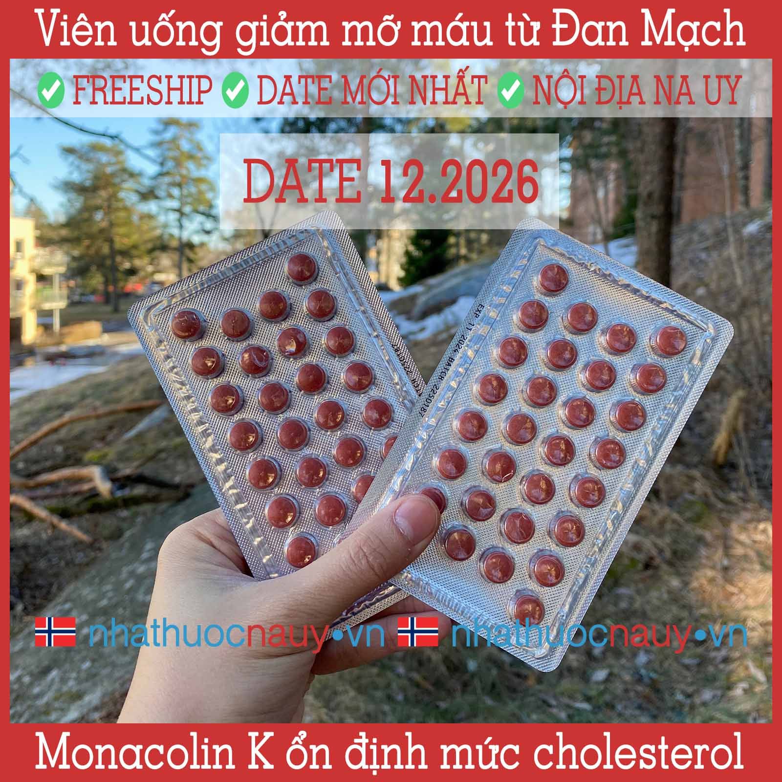 Viên uống giảm mỡ máu Bio-Rødris Naturell
