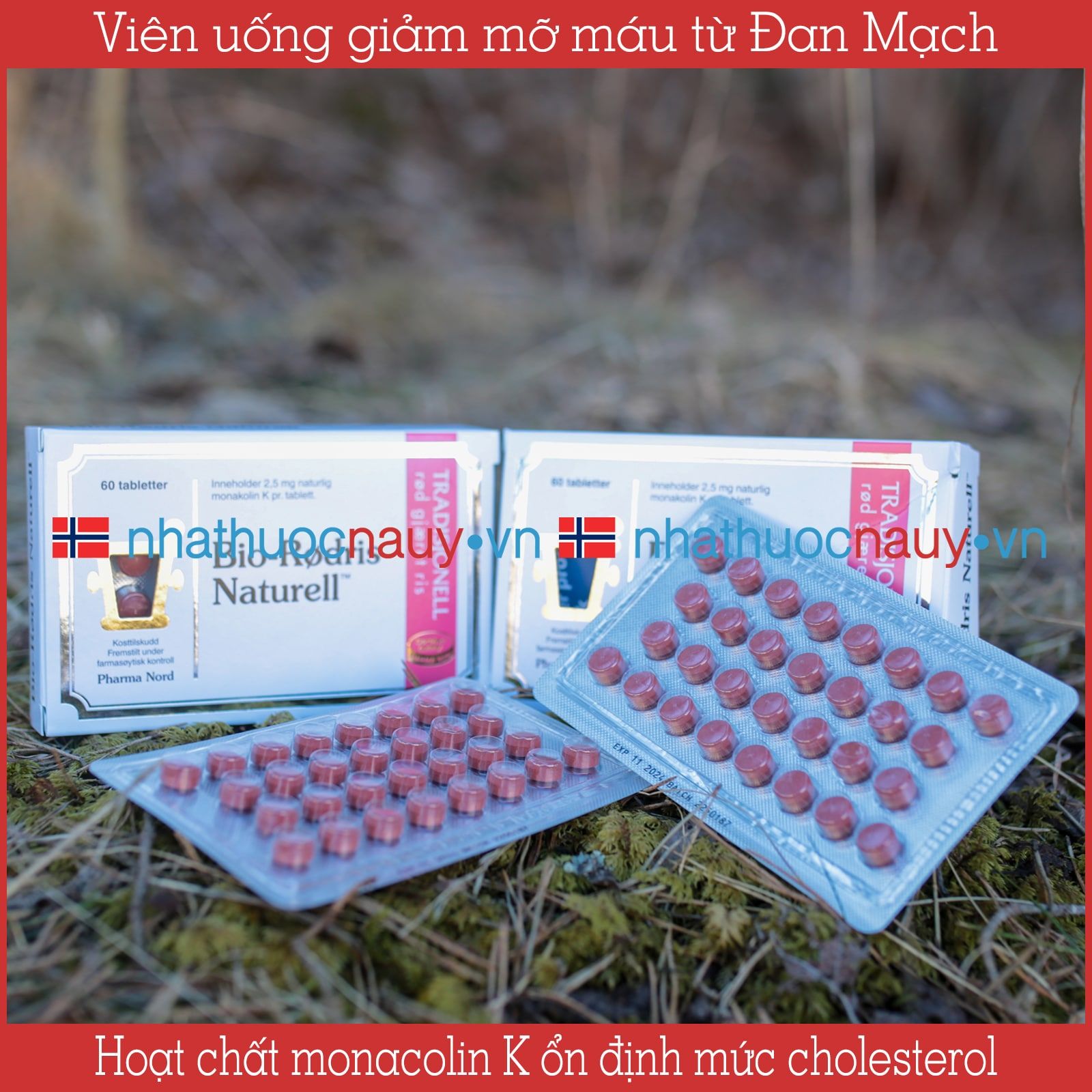 Viên uống giảm mỡ máu Bio-Rødris Naturell
