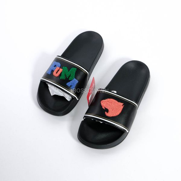  Puma Leadcat  Slide  Badges Black 372622-01 