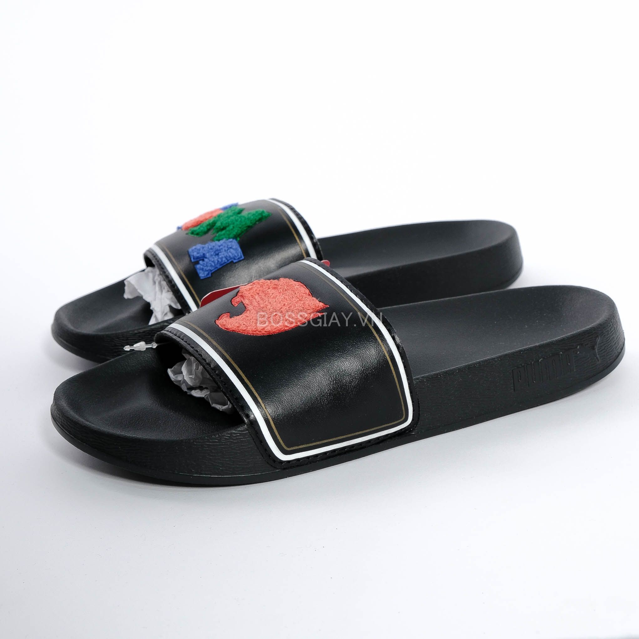  Puma Leadcat  Slide  Badges Black 372622-01 