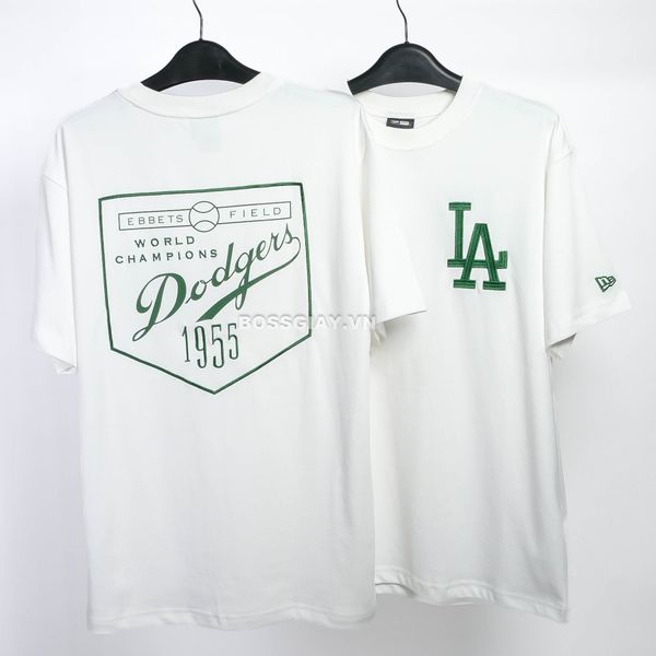  Áo Thun New Era La Dodgers Archive Patch White - 120046145 