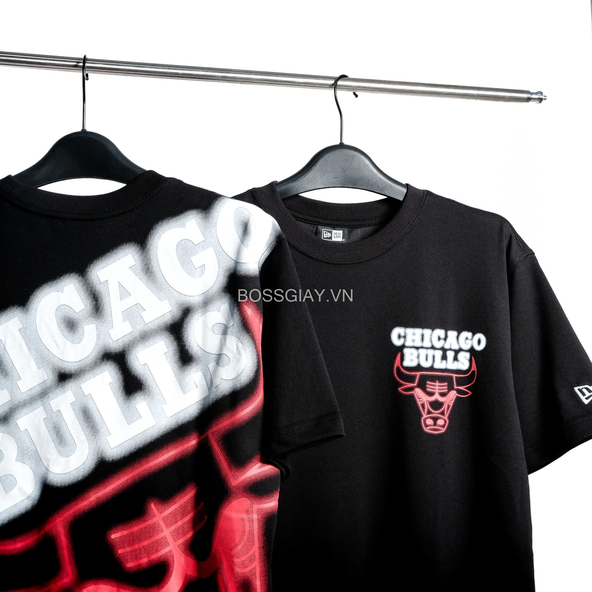  ÁO THUN NEW ERA Chicago Bulls Neon Black  60292338 