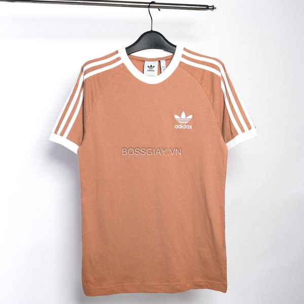  Áo Thun Adidas Adicolor Classics Cam 3 Sọc Trắng  IA4847 