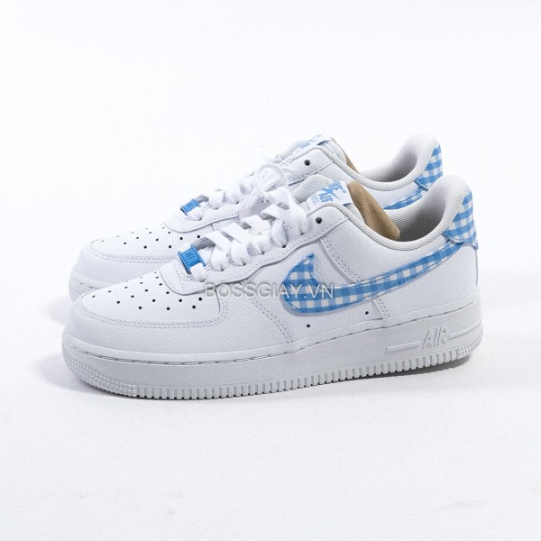  Nike Air Force 1 Low Blue Gingham DZ2784-100 