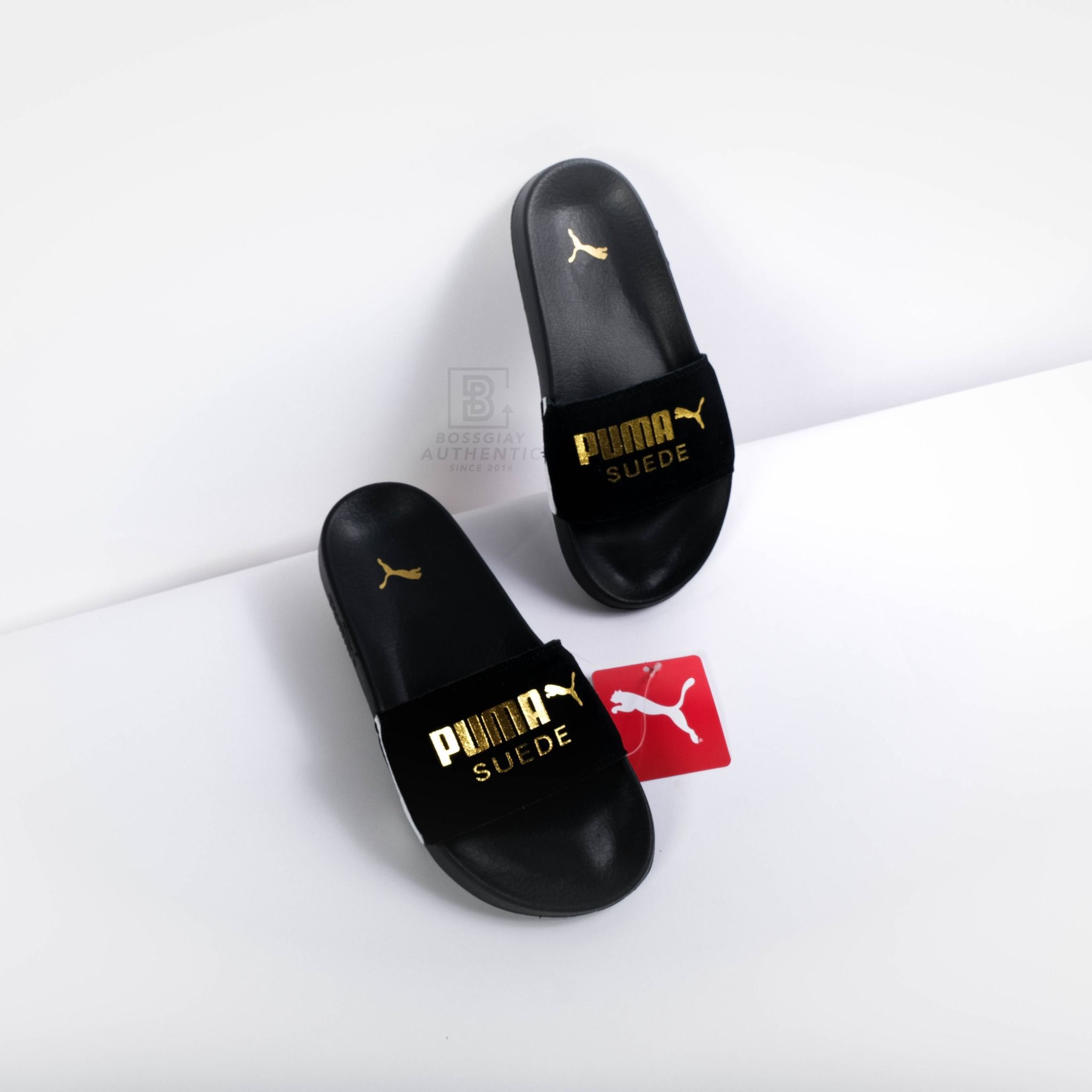  Puma Leadcat Slide Suede Classic Black 372277 01 