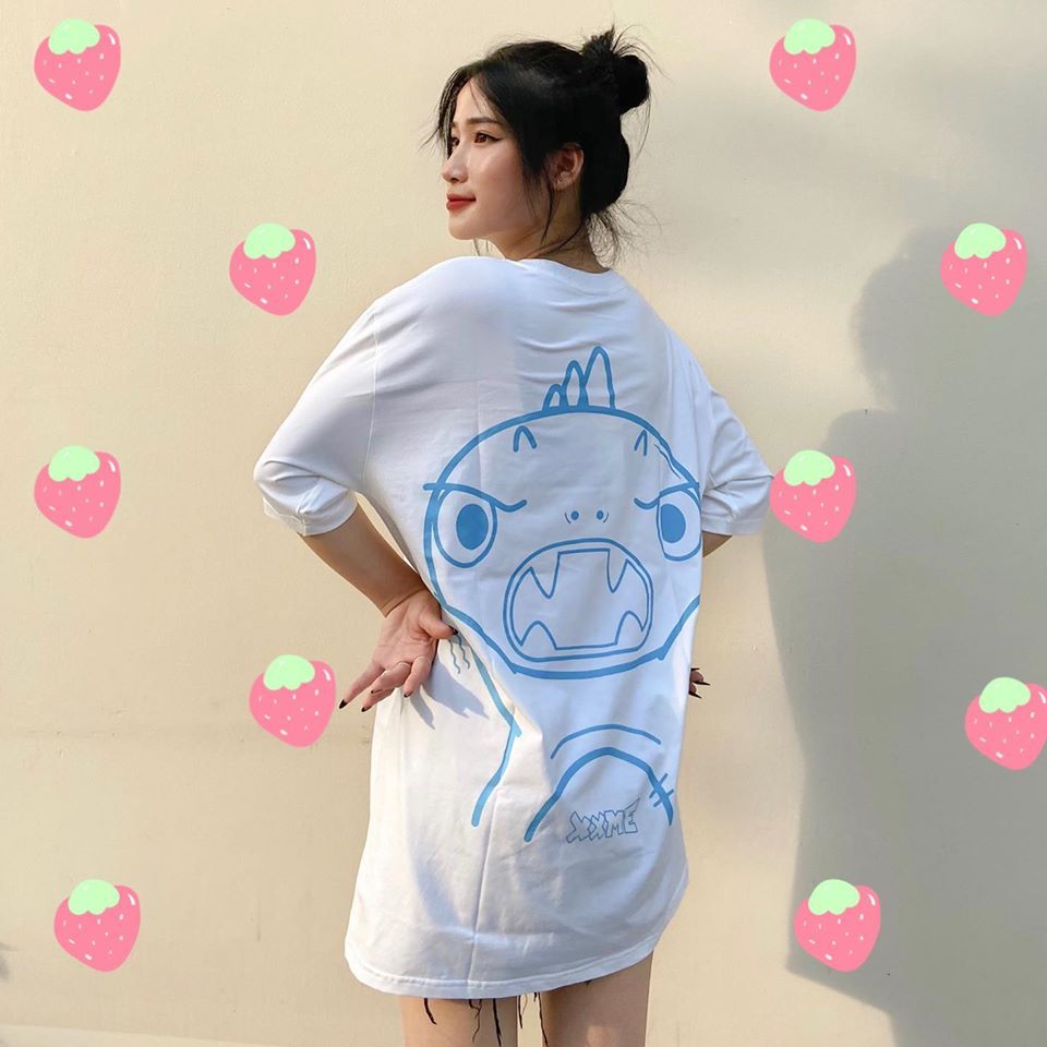 Áo Thun Angry RAWR Tshirt - WHITE