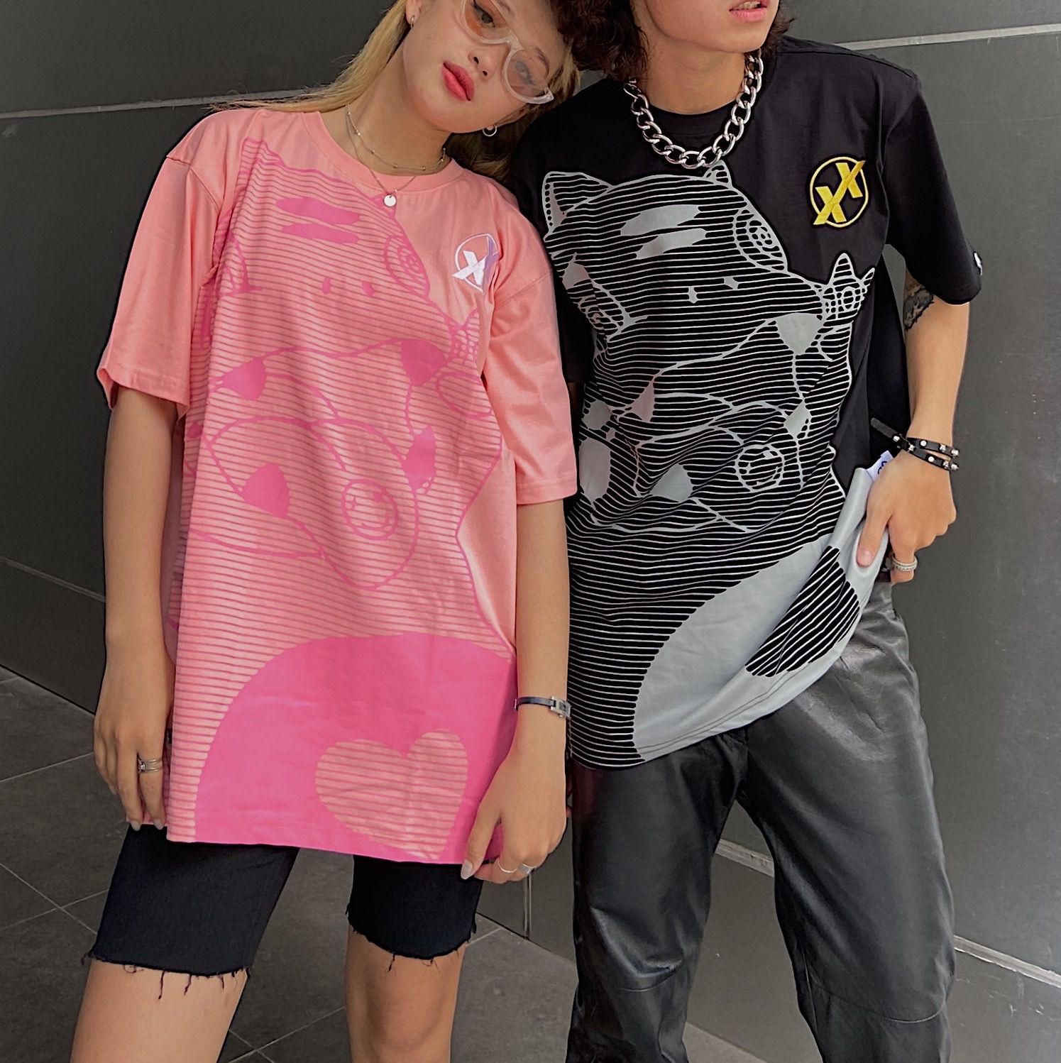 Áo Thun Rawr Shadow - Pink