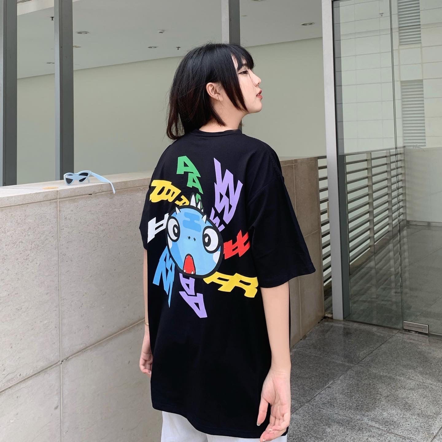 Áo Thun RAWR Circle Tshirt - Black
