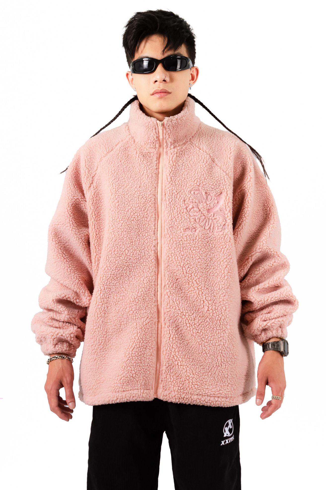 Áo Khoác Global Fleece - Pink
