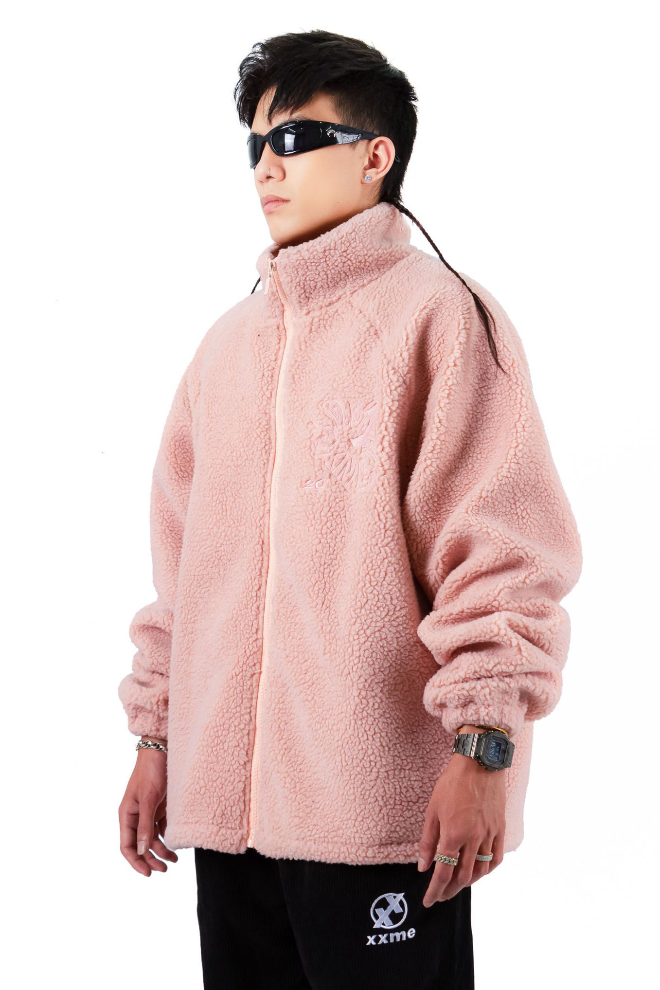 Áo Khoác Global Fleece - Pink