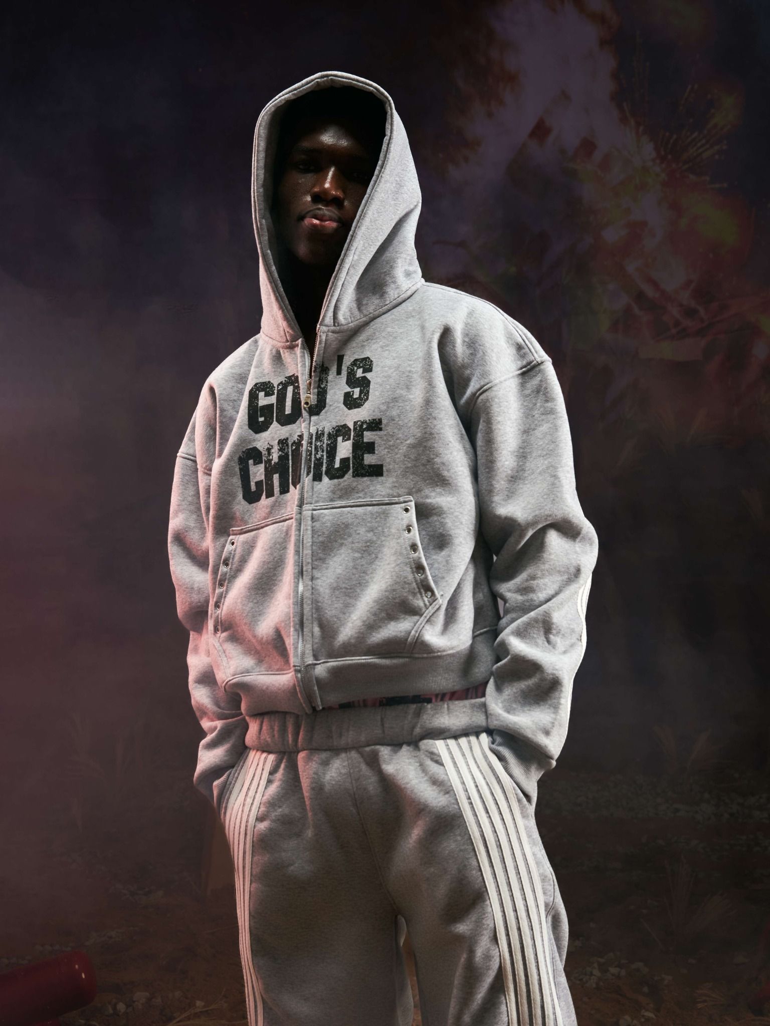 GC (GOD'S CHOICE) Hoodie XXME - Gray