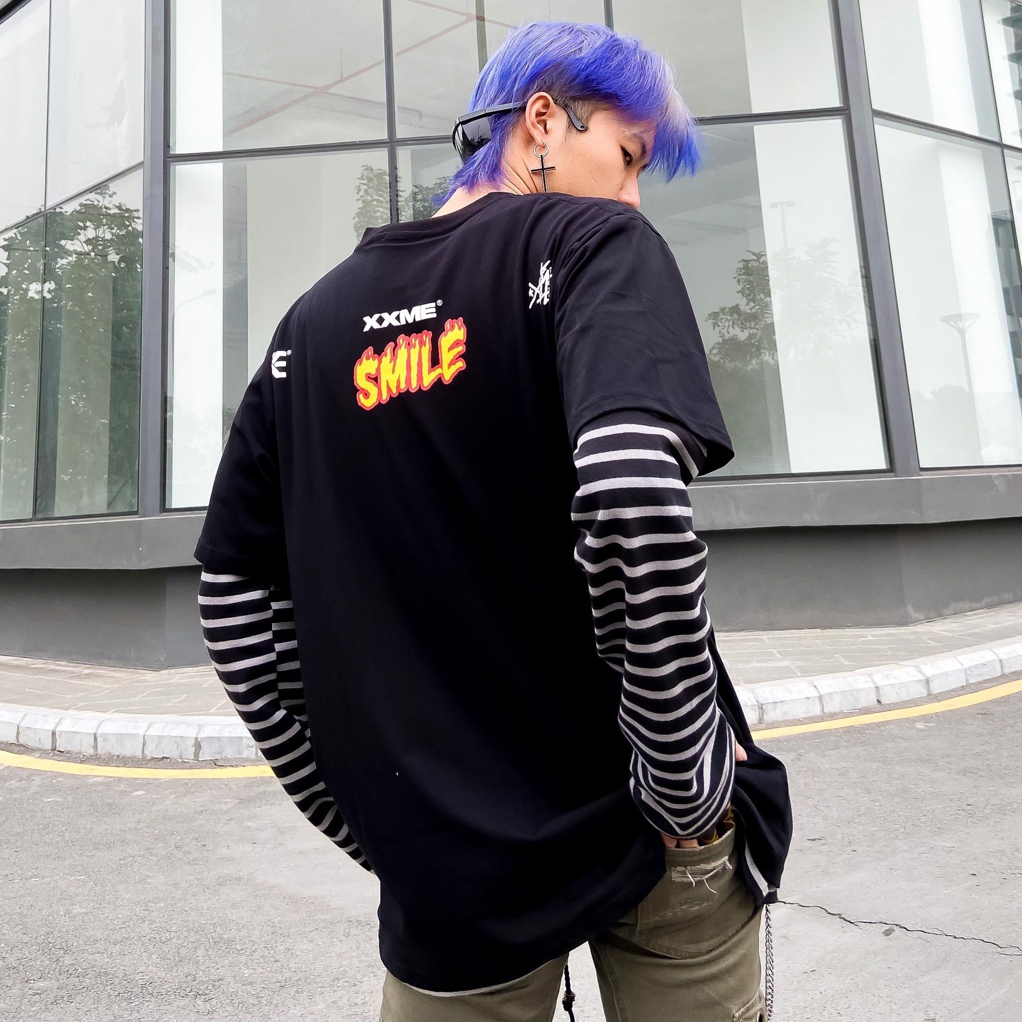 X-RAY RAWR Smile Tee - Black