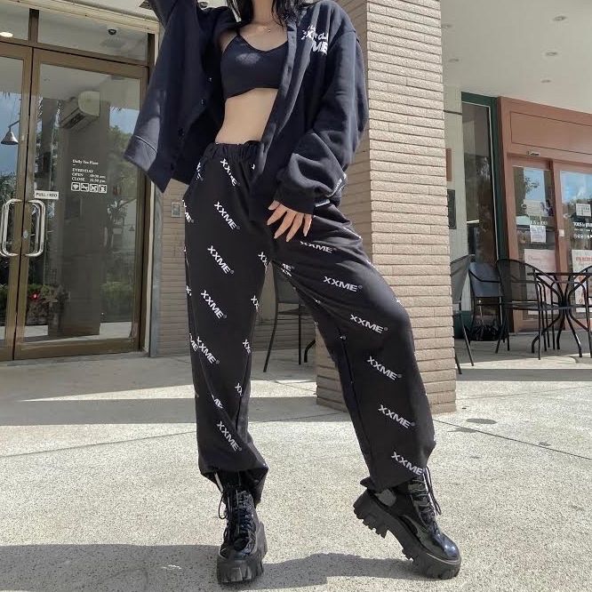 Logo XXME Long Pants - Black