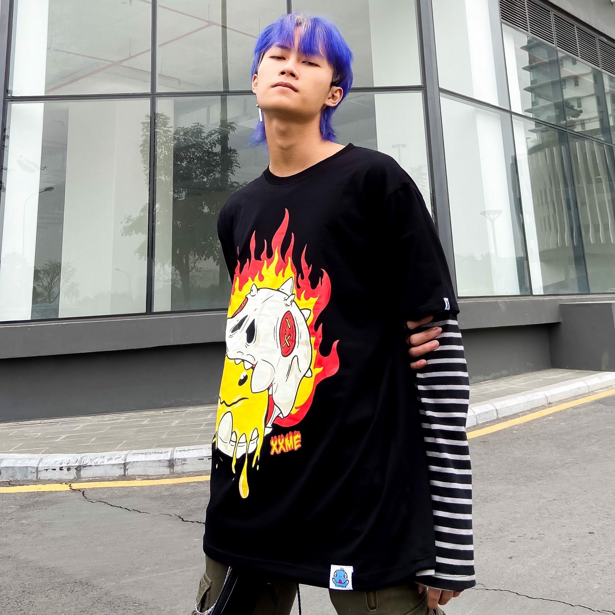 X-RAY RAWR Smile Tee - Black