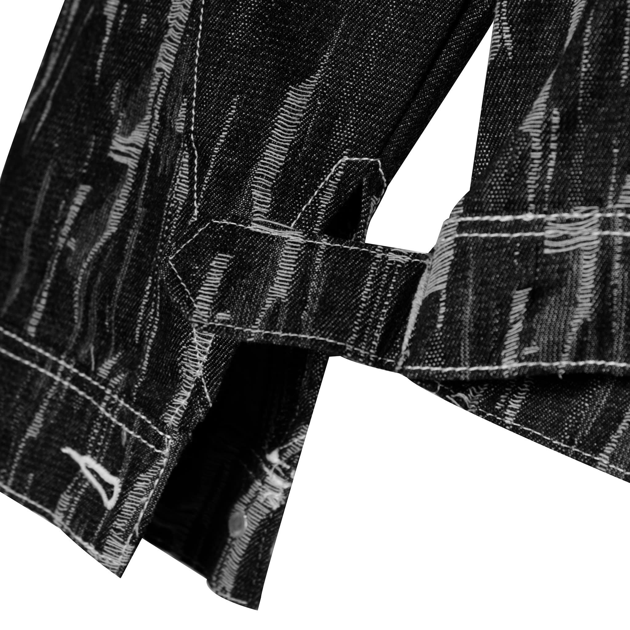 Áo Khoác XXME Glitch Jacket Denim - Black