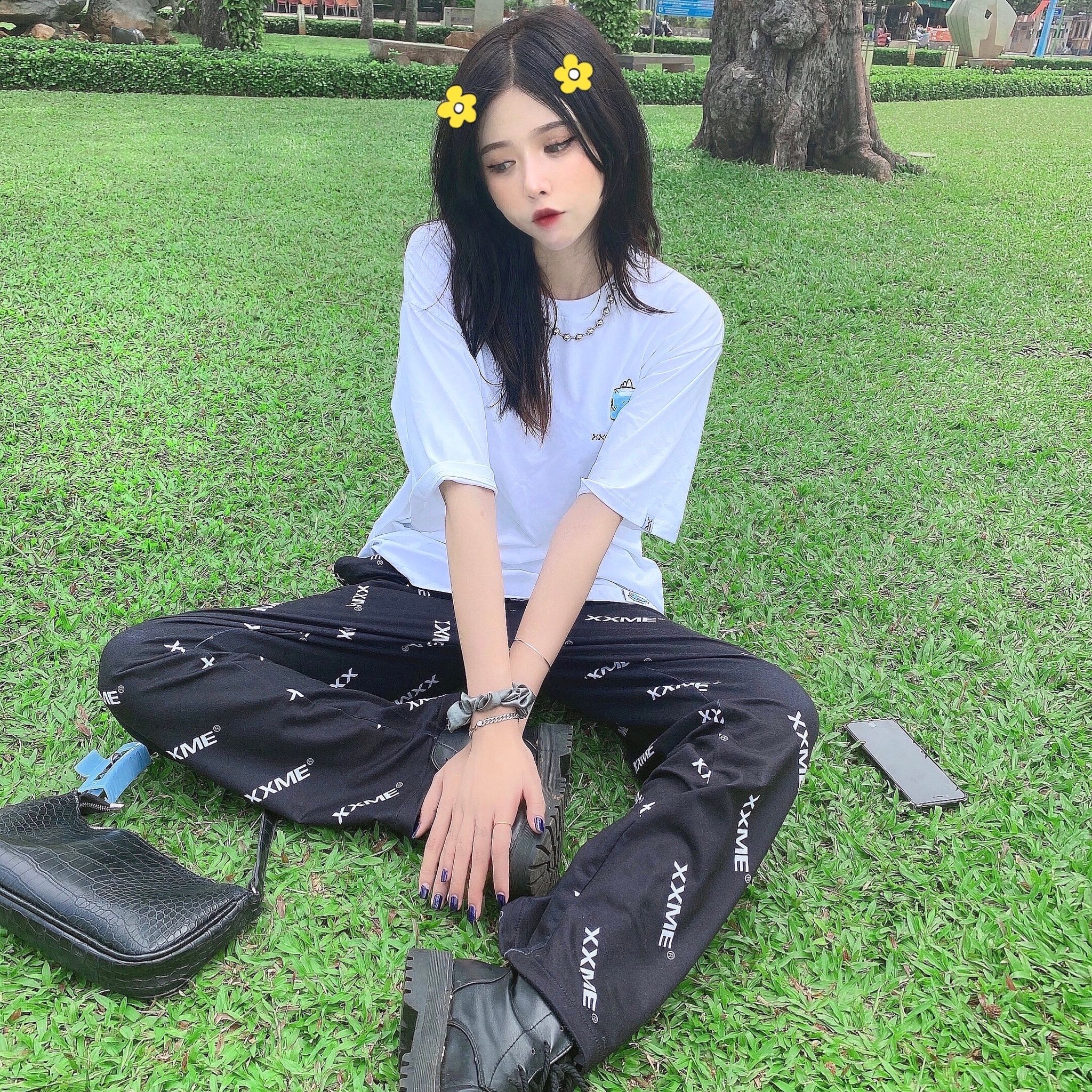 Logo XXME Long Pants - Black