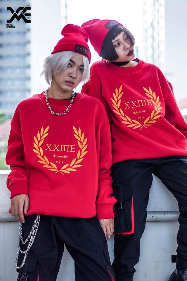 University Sweater - Đỏ